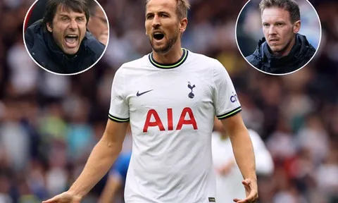 Ông Conte chỉ trích Bayern thiếu tôn trọng khi "ve vãn" Kane