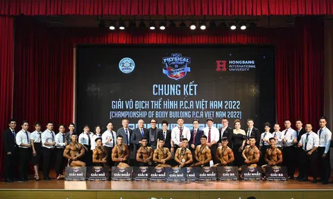 Giải vô địch Thể hình PCA Việt Nam 2022 chọn 5 vận động viên làm Đại sứ sang Hàn Quốc thi đấu