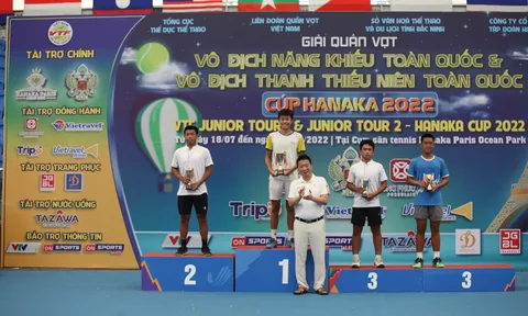 Bế mạc giải Quần vợt VTF Junior Tour 1 - Hanaka Cup 2022