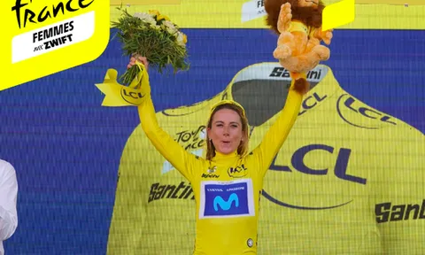 Annemiek Van Vleuten trở thành Áo vàng đầu tiên của Tour de France Femmes