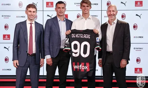 Milan chiêu mộ thành công De Ketelaere