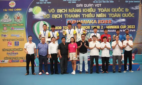 Bế mạc giải VTF Junior Tour 2 - Hanaka Cup 2022: Hưng Thịnh - TP.HCM nhất toàn đoàn