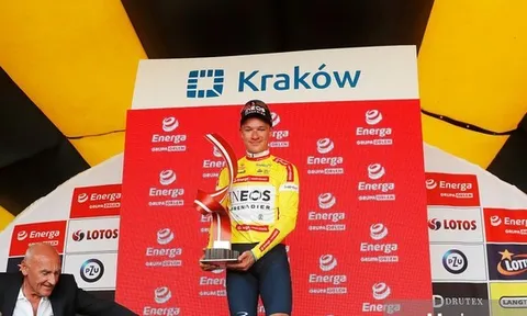 Ethan Hayter đoạt Áo vàng giải Xe đạp Tour de Pologne 2022