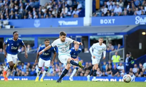 Everton - Chelsea > 0-1: Jorginho giúp The Blues thắng nhọc