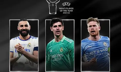 UEFA công bố 3 đề cử "Cầu thủ xuất sắc nhất năm"