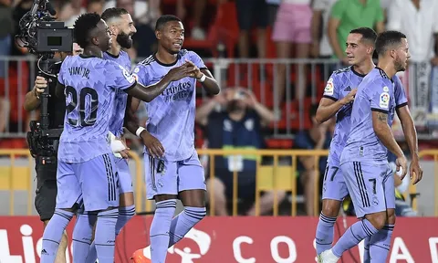 Almeria - Real Madrid > 1-2: Ngược dòng chật vật