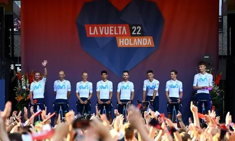 Movistar mặc áo đấu đặc biệt để tôn vinh Alejandro Valverde