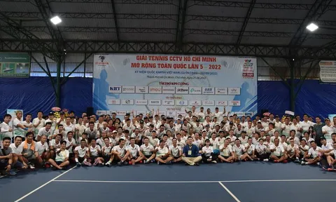 Giải Tennis CCTV TP.HCM mở rộng lần thứ V năm 2022: Ngày càng chất lượng