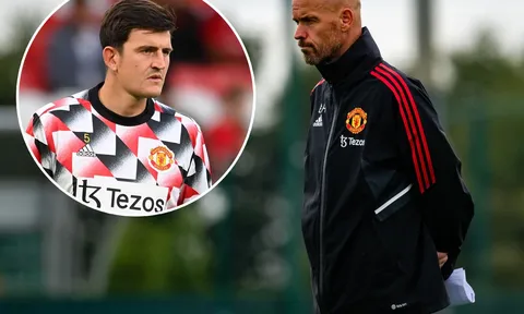 Ông Erik ten Hag đã dứt khoát loại Maguire khỏi đội hình chính của Man United