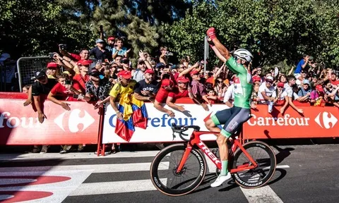 3km cuối đầy kịch tính ở chặng 16 Vuelta a Espana 2022