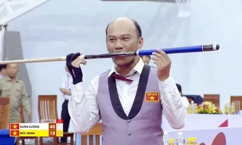 Mã Xuân Cường đăng quang giải Billiards quốc tế Bình Dương 2022