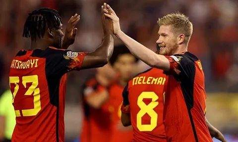 De Bruyne tỏa sáng, Bỉ thắng nhẹ xứ Wales