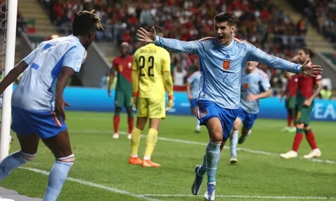 Tây Ban Nha giành tấm vé dự Vòng chung kết Nations League khỏi tay Bồ Đào Nha