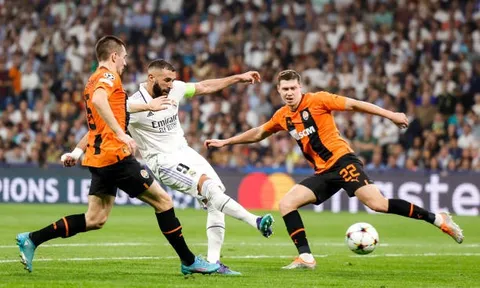 Real Madrid - Shakhtar > 2-1: Los Blancos thắng trận thứ ba liên tiếp