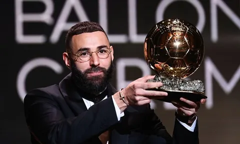 Karim Benzema giành "Quả bóng Vàng" 2022