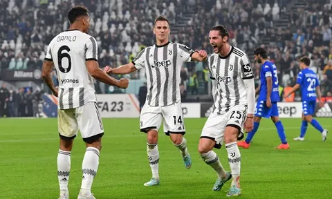 Juventus - Empoli > 4-0: Rabiot tỏa sáng giúp "Lão bà" thăng hoa