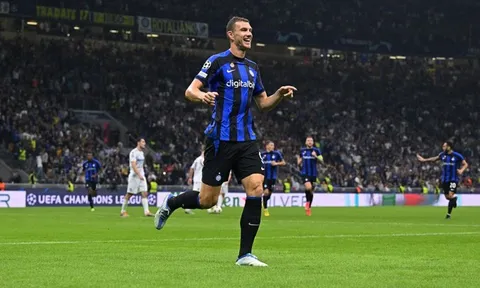 Inter Milan - Viktoria Plzen > 4-0: Inter Milan tiễn Barca xuống Europa League