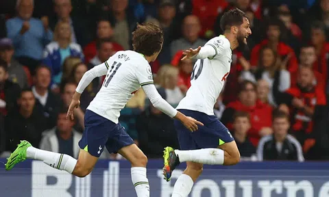 Bournemouth - Tottenham > 2-3: Ngược dòng đỉnh cao