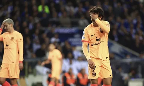 Thua Porto, Atletico Madrid mất cả suất dự Europa League