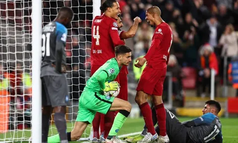 Liverpool - Napoli > 2-0: Thắng lợi tinh thần