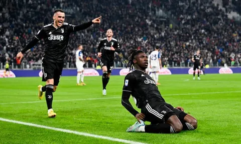 Juventus - Lazio > 3-0: Kean đưa "Lão bà" lên tốp 3