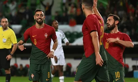 Bồ Đào Nha - Nigeria > 4-0: Bruno Fernandes tỏa sáng trong ngày Ronaldo vắng mặt