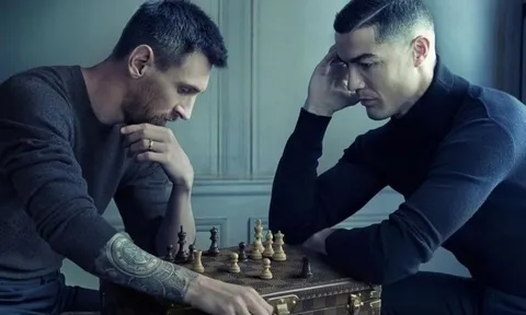 Messi và Ronaldo lần đầu xuất hiện cùng nhau trong "Bức hình của thế kỷ"