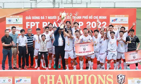 Giải Bóng đá 7 người sinh viên TP.HCM 2022: Đại học Sư phạm Thể dục thể thao TP.HCM giành chức vô địch