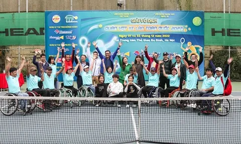 Khởi tranh giải Quần vợt Xe lăn toàn quốc 2022