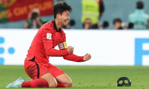 Những giọt nước mắt hạnh phúc của Son Heung-min