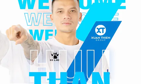 Trung vệ Nguyễn Hữu Tuấn chính thức ra mắt đội bóng thành Nam
