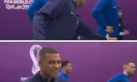 Mbappe bị Walker từ chối bắt tay