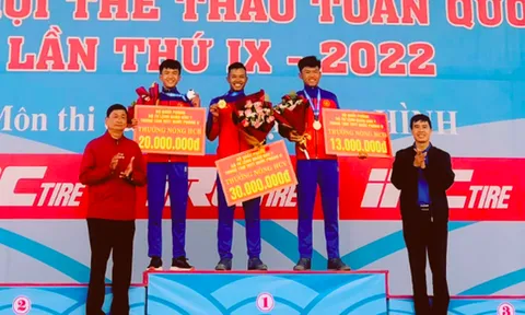Môn Xe đạp: Đoàn Quân đội "ẵm" trọn 2 huy chương vàng xe đạp địa hình nội dung đổ đèo