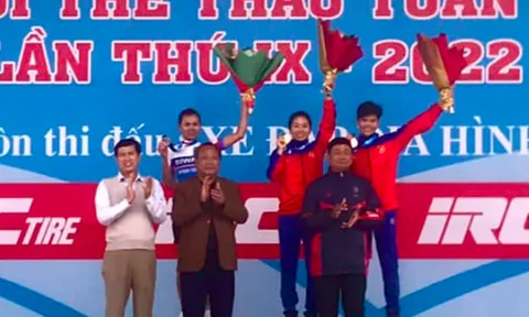 Môn Xe đạp Đại hội Thể thao toàn quốc: Đinh Thị Như Quỳnh vuột huy chương vàng nội dung sở trường