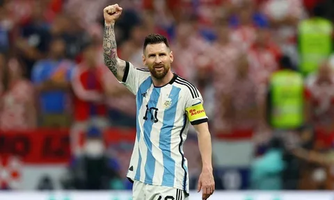 Cầu thủ Pháp với tâm điểm Messi ở trận chung kết