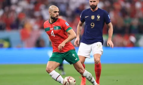 Sofyan Amrabat - tiền vệ châu Phi xuất sắc nhất World Cup