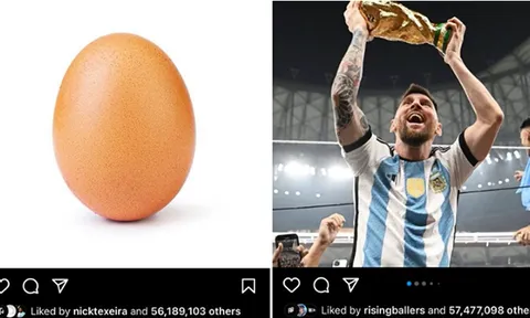 Bức ảnh của Messi lập kỉ lục