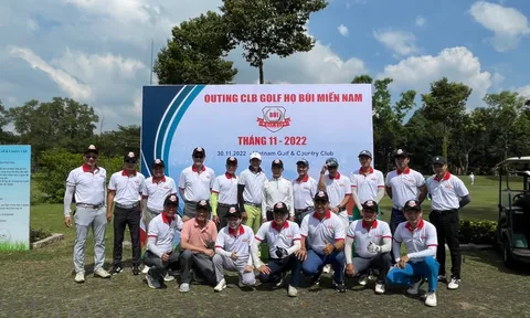 Câu lạc bộ Golf họ Bùi miền Nam tổ chức giải Golf Tất niên mở rộng tổng giá trị giải thưởng lên đến 6 tỷ đồng