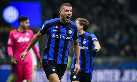 Inter Milan - Napoli > 1-0: Khoảnh khắc của Dzeko khiến Napoli nhận thất bại đầu tiên ở Serie A mùa này