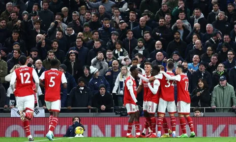 Tottenham - Arsenal > 0-2: "Pháo thủ" khẳng định vị thế