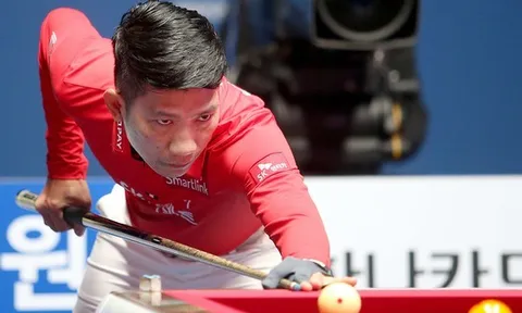 Ngô Đình Nại “mở hàng” đầu năm bằng một chiến thắng ở giải Billiards PBA Hàn Quốc