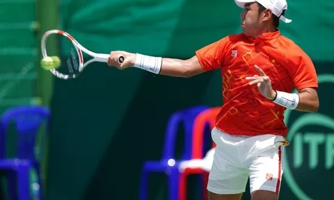 Lý Hoàng Nam giúp quần vợt Việt Nam giữ thế trước Indonesia ở trận “quyết chiến” Davis Cup