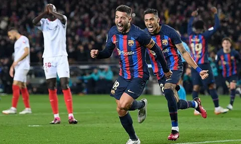 Barcelona - Sevilla > 3-0: Blaugrana tạo khoảng cách lớn trong cuộc đua vô địch La Liga