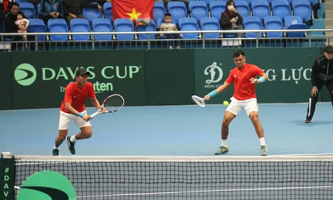 Đội tuyển quần vợt Việt Nam dừng chân tại vòng play-off Davis Cup nhóm II thế giới 2023