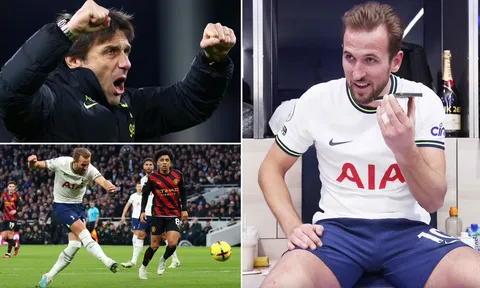 Conte gọi điện chúc mừng Kane