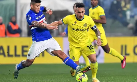 Sampdoria - Inter > 0-0: Sảy chân tai hại, Inter Milan đầu hàng Napoli