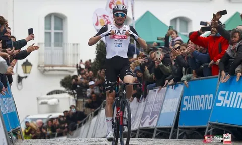 Tim Wellens thắng chặng 3 giúp UAE Emirates toàn thắng cả 3 chặng Ruta del Sol 2023