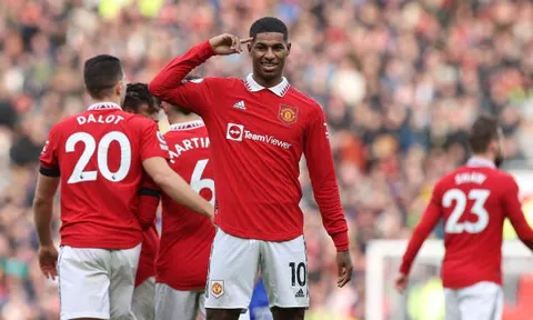 Man United - Leicester > 3-0: Không thể cản Rashford