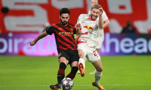 Leipzig - Man City > 1-1: Thêm một lần bế tắc
