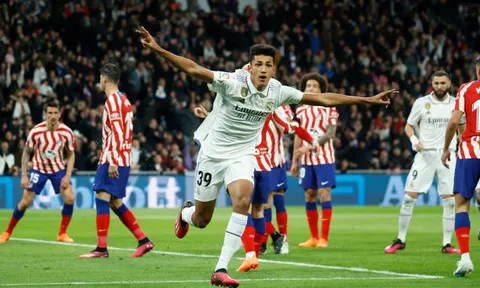 Real Madrid - Atletico > 1-1: Hoà hú vía ở derby Madrid, "Dải ngân hà" thất thế